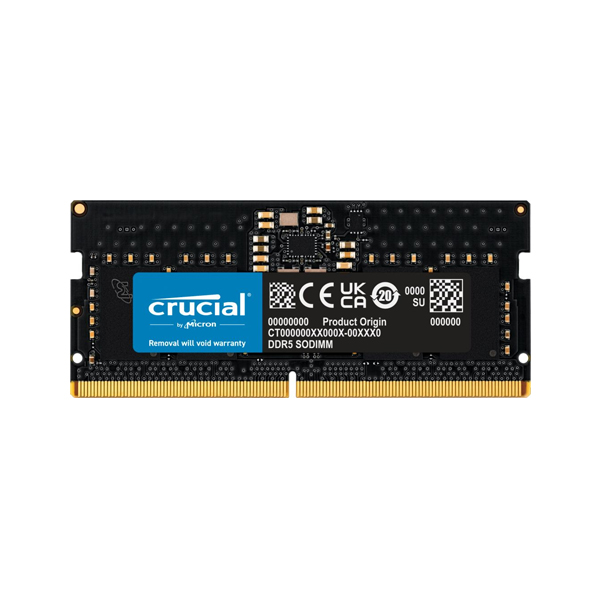 رم لپ تاپ DDR5 تک کاناله 4800 مگاهرتز CL40 کروشیال مدل CT8 ظرفیت 8 گیگابایت