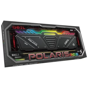 رم دسکتاپ DDR5 تک کاناله 4800 مگاهرتز CL40 گیل مدل POLARIS RGB ظرفیت 16 گیگابایت