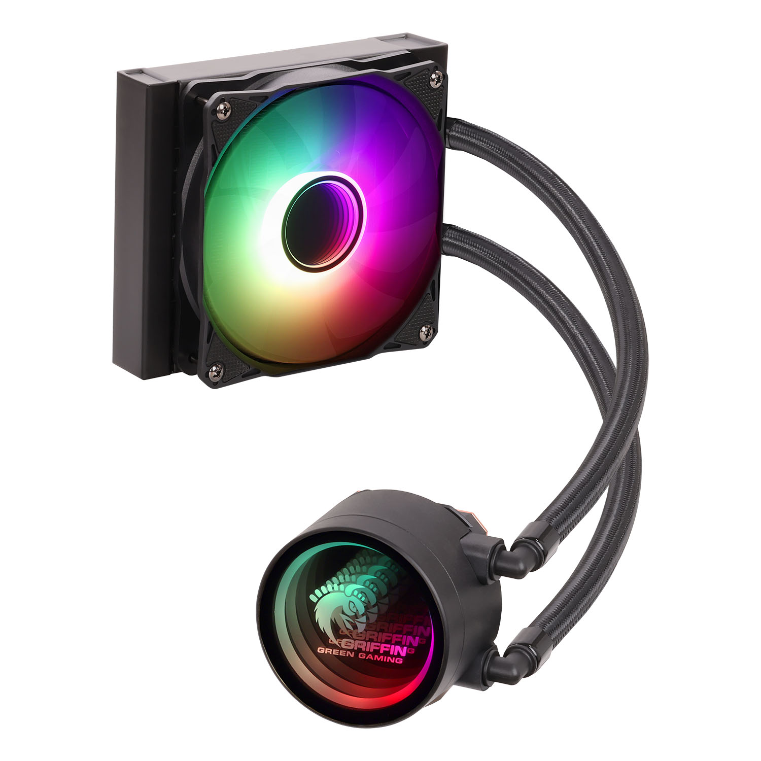 فن خنک کننده پردازنده گرین مدل GLACIER 120 ECO-ARGB