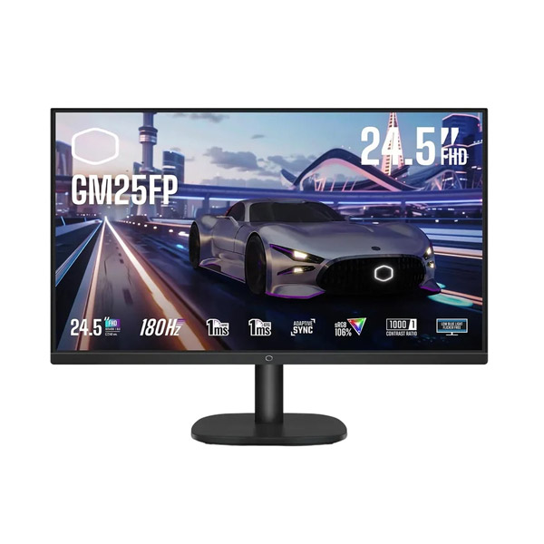مانیتور گیمینگ 24.5 اینچ کولر مستر مدل GM25FP با پنل IPS و نرخ نوسازی 180 هرتز
