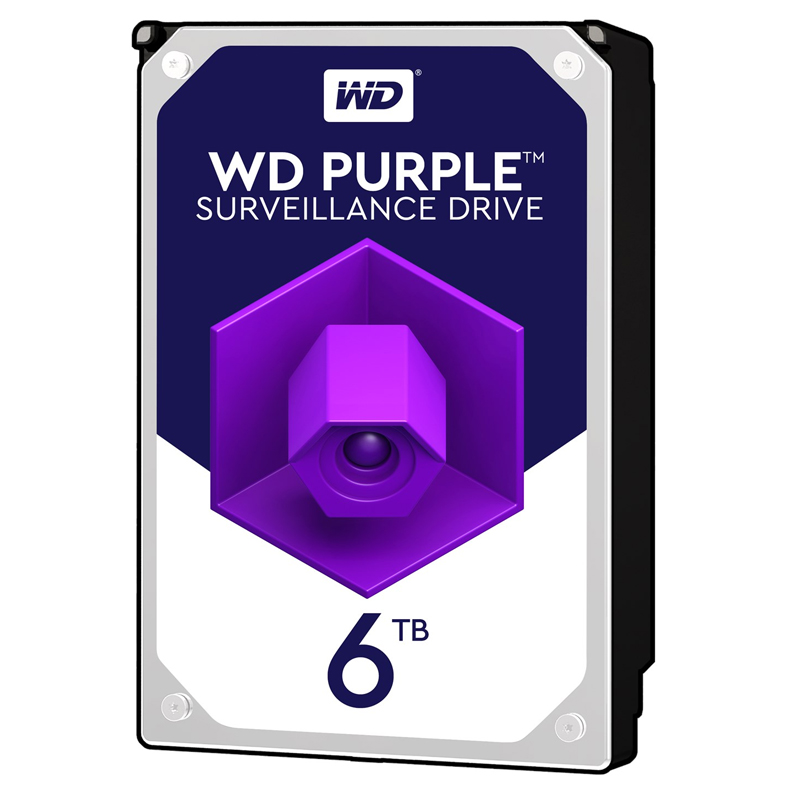هارددیسک اینترنال وسترن دیجیتال مدل Purple WD64PURZ ظرفیت 6 ترابایت