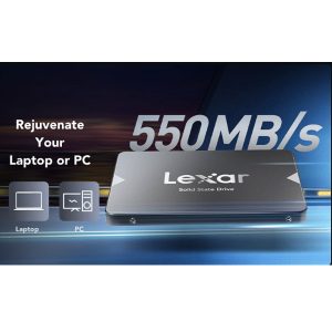 حافظه SSD اینترنال لکسار مدل NS100 ظرفیت 256 گیگابایت، رابط SATA III