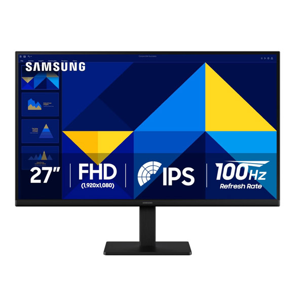 مانیتور سامسونگ 27 اینچ مدل LS27D300GAEXXS سری Essential S3 S30GD، FHD، IPS، 100Hz
