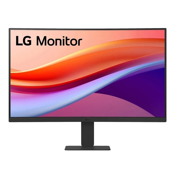 مانیتور خمیده ۲۴ اینچی ال جی مدل LG 24U421A-B با پنل VA و نرخ نوسازی 100 هرتز