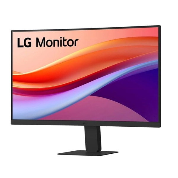 مانیتور خمیده ۲۴ اینچی ال جی مدل LG 24U421A-B با پنل VA و نرخ نوسازی 100 هرتز